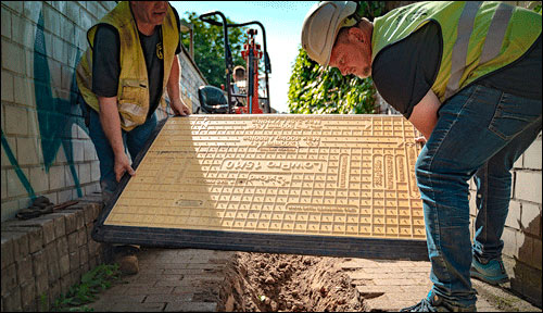 Posa in opera della pedana carrabile Low-Pro