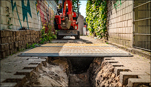 La pedana carrabile Low-Pro in funzione